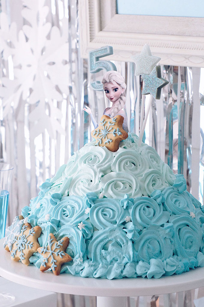 Chuyên đề bánh sinh nhật: những điều cần biết về Bánh sinh nhật chủ đề Frozen  Elsa